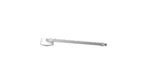 Logitech 920-011585 keyboard Universal RF Wireless + Bluetooth QWERTY UK English Aluminium, White Logitech 920-011585 keyboard Universal RF Wireless + Bluetooth QWERTY UK English Aluminium, White